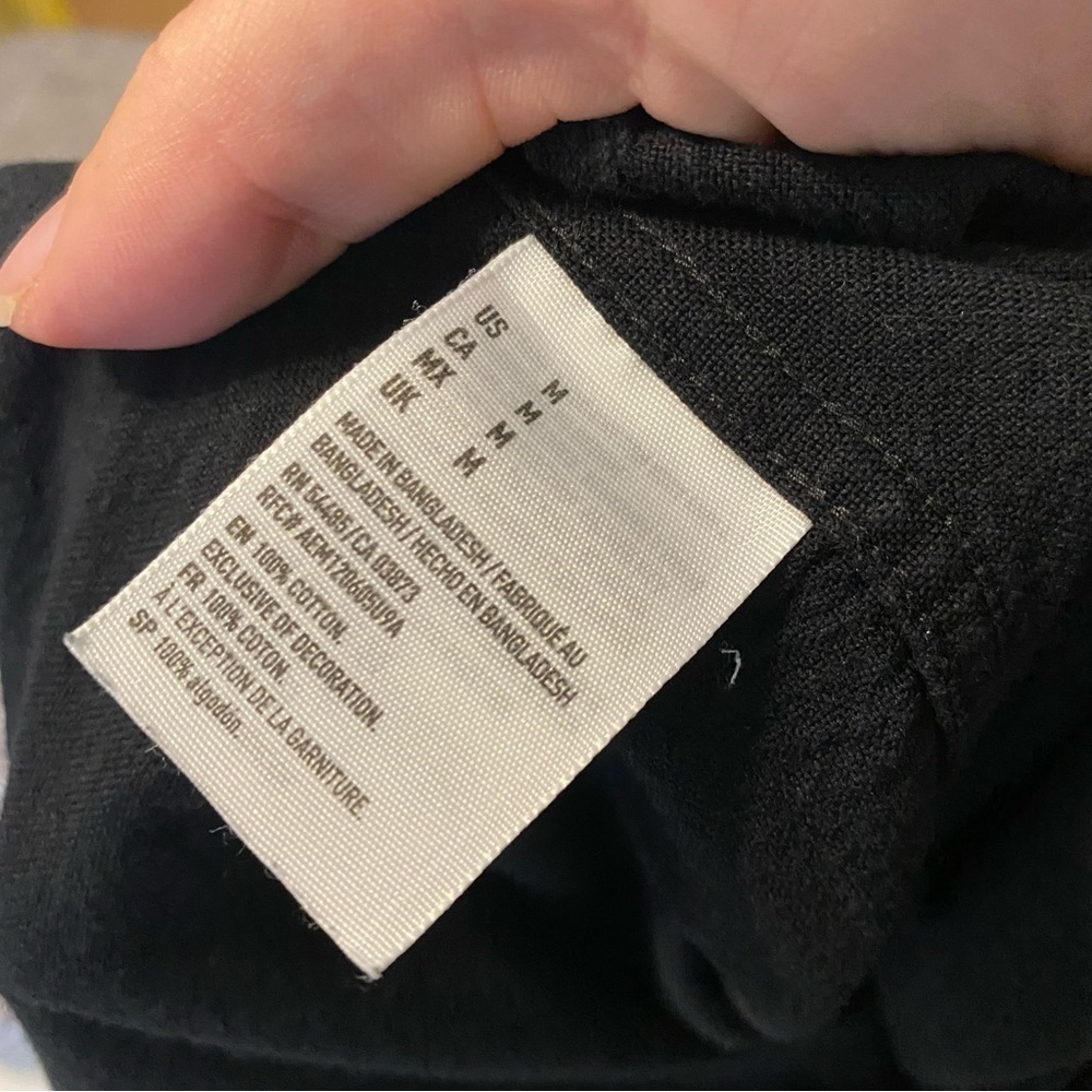 American Eagle Classic Fit Black Button Down Shir… - image 7